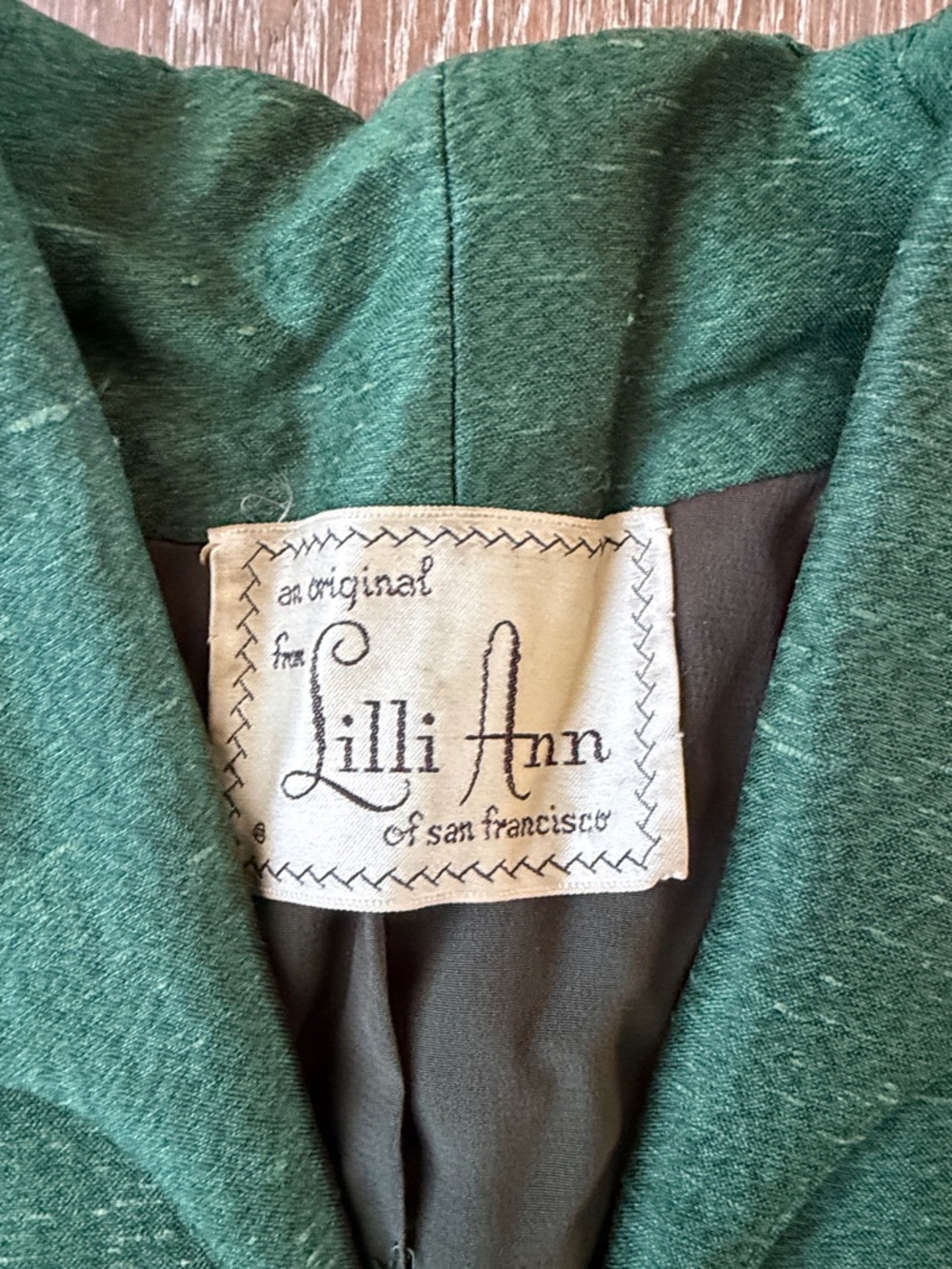 1940’s/1950’s Vintage Lillie Ann of San Francisco Silk Jacket - Picture 2 of 6